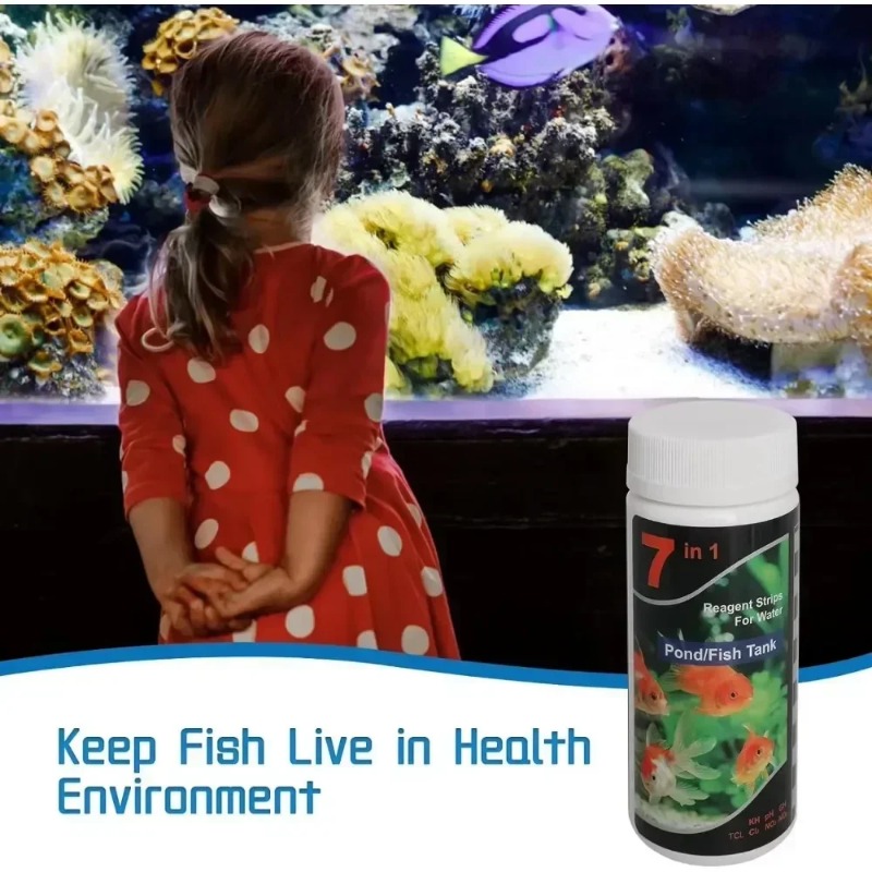 Aquarium Test Kit - شرائط اختبار حوض السمك للمياه العذبة