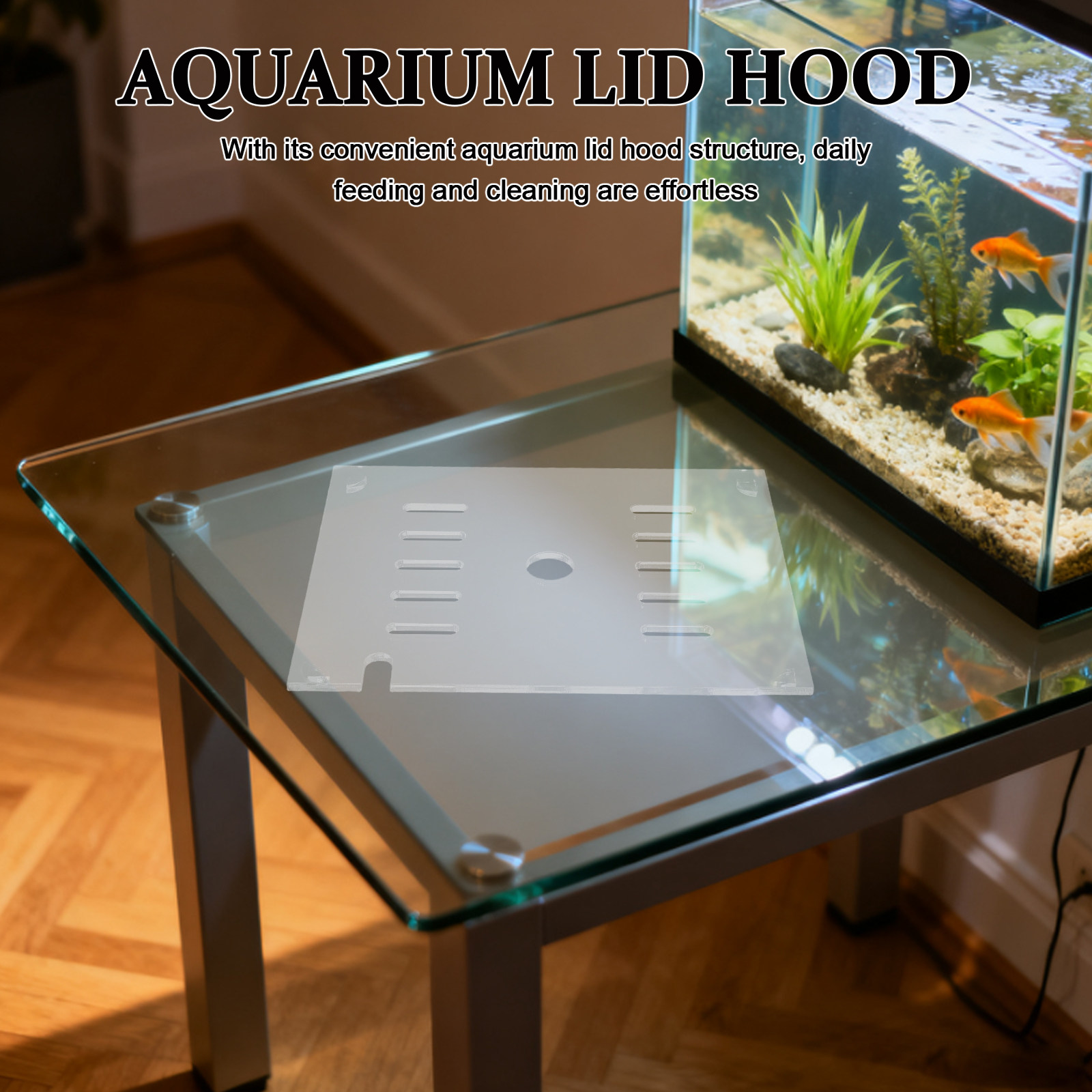 Aquarium Fish Jumping - غطاء شفاف مضاد للقفز لحوض السمك،
