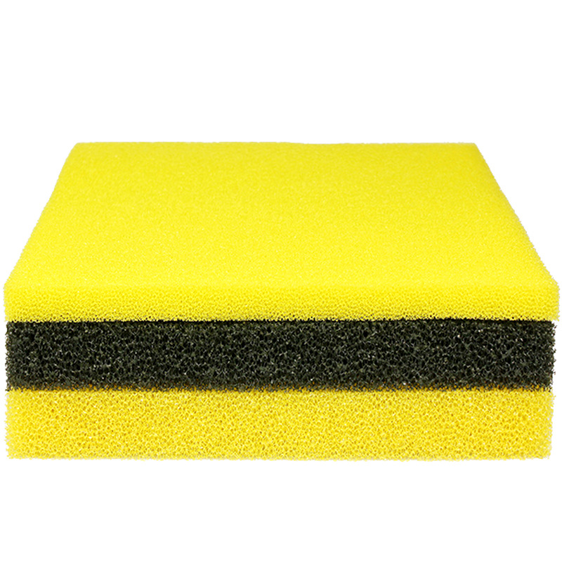 Aquarium Fish Yellow And Black - إسفنجة قطنية بفلتر كيميائي حيوي لأحواض