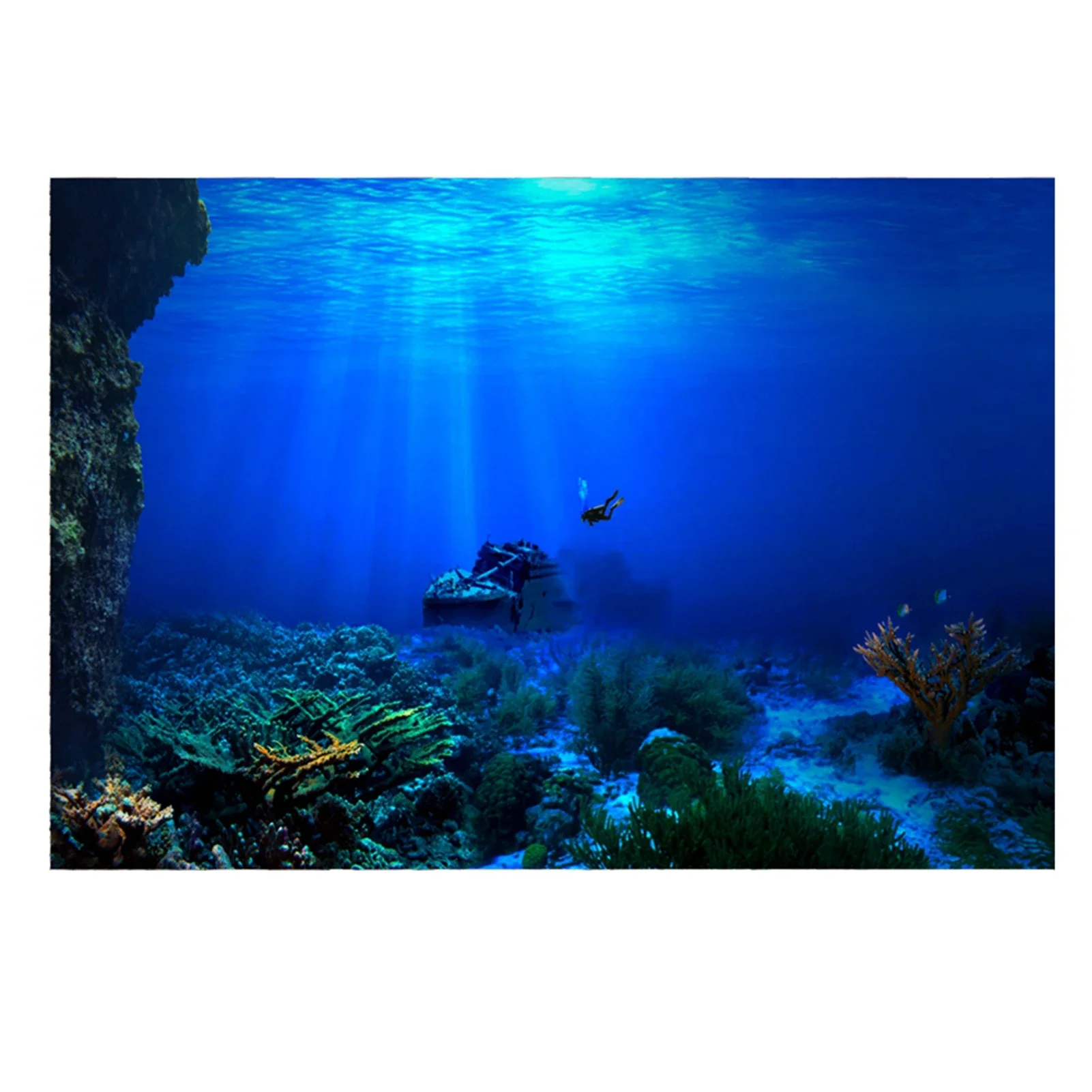 Aquarium Fish Of The World - ملصق خلفية لحوض السمك ثلاثي الأبعاد