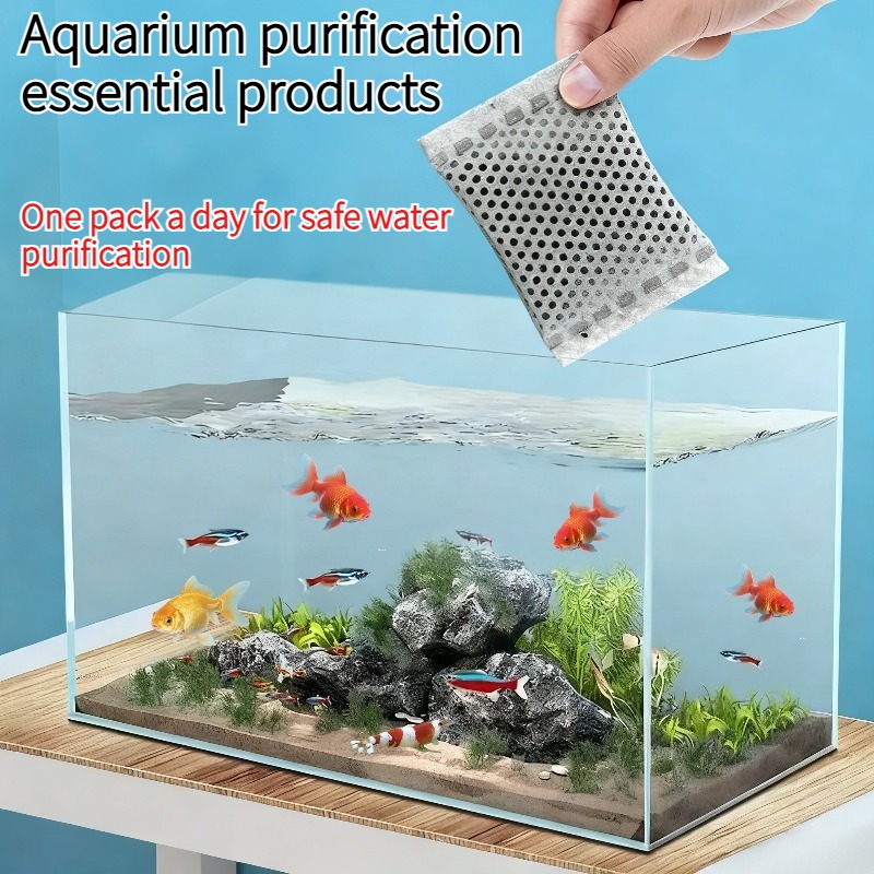 Aquarium Fish Long - 20/40 قطعة من أكياس الكربون النشط