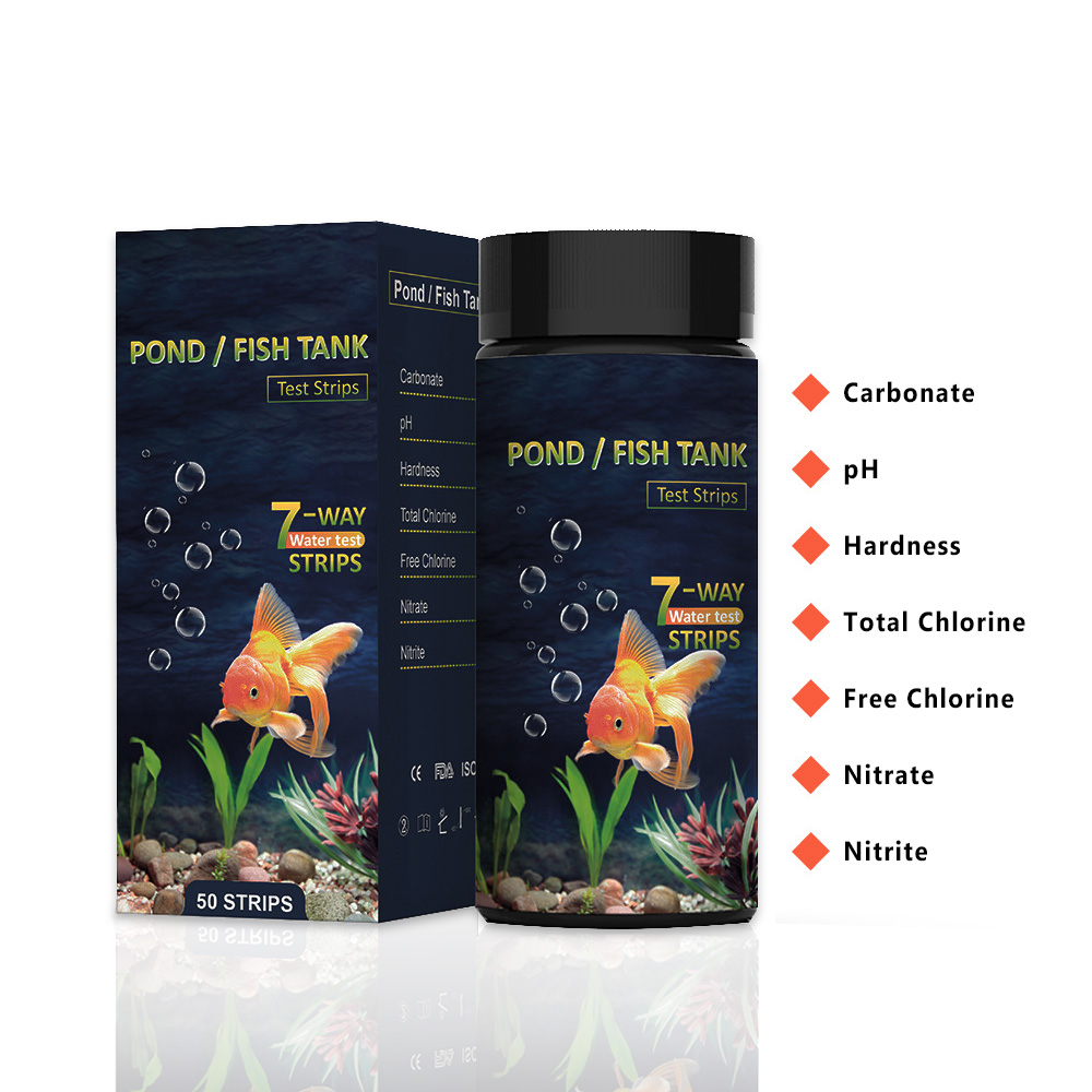 Aquarium Test Kit - 7 في 1 شرائط اختبار حوض