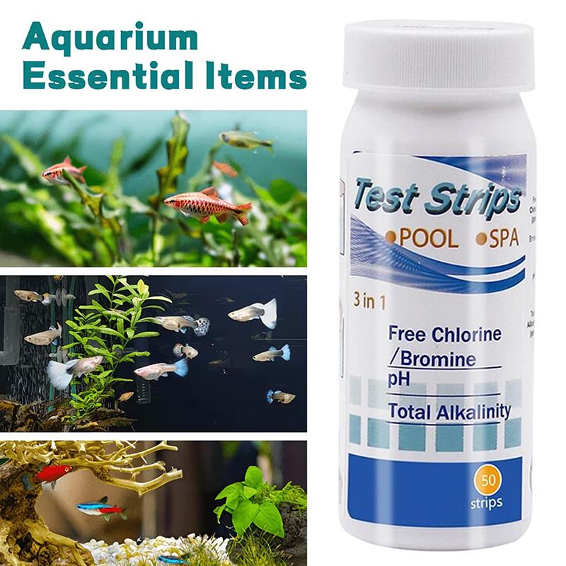 Aquarium Test Kit - شرائح اختبار جودة مياه الأحواض المائية،