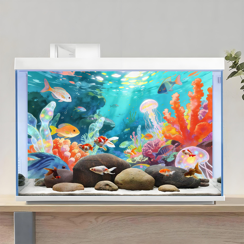 خلفية حوض السمك، خلفية لحوض ال - مراجعة Aquarium Fish Of The World وسعره