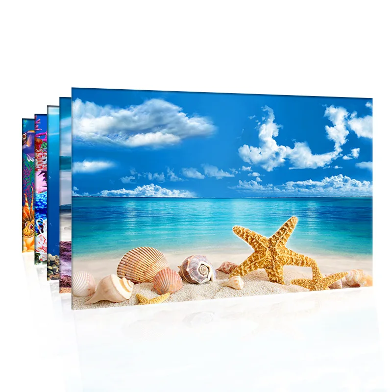 خلفية لحوض السمك ثلاثية الأبعا - مراجعة Aquarium Fish Tank Price وسعره