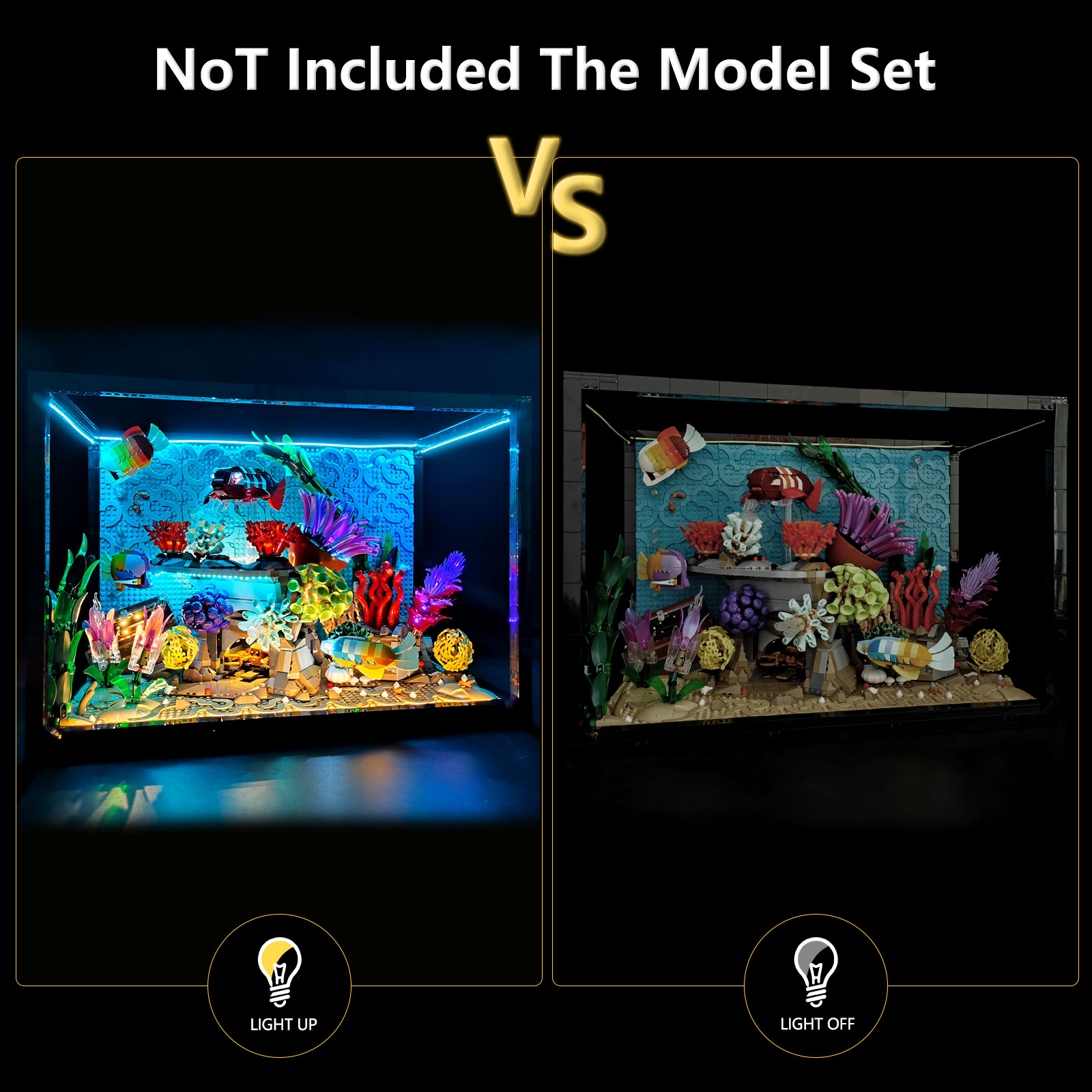 مجموعة إضاءة LED LYBMTWF متواف - مراجعة Aquarium Fish Lamp وسعره