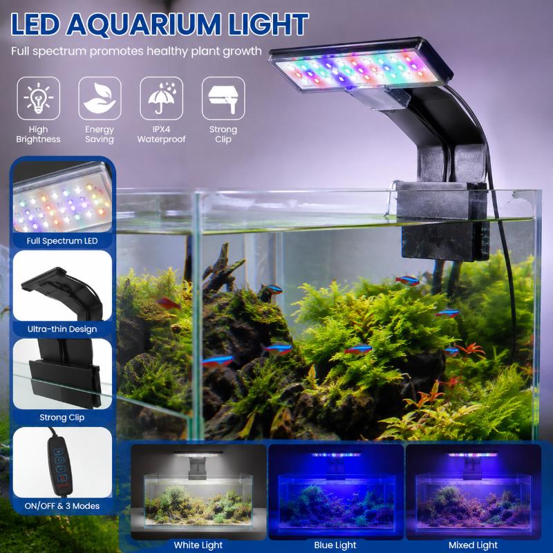 إضاءة LED للأحواض المائية فائق - مراجعة Aquarium Fish With Long Lifespan وسعره