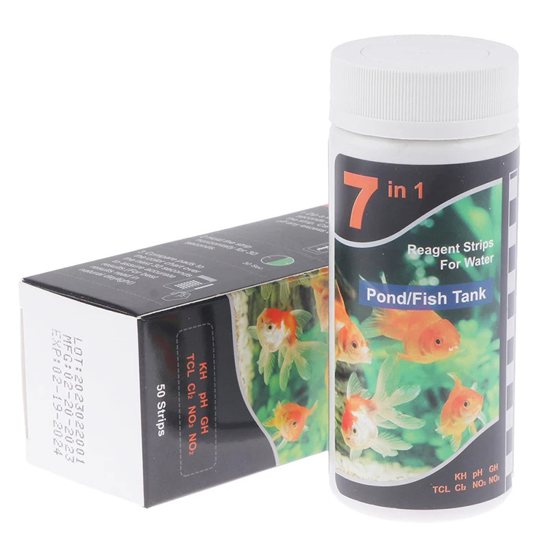 شريط اختبار PH 7 في 1، مجموعة  - مراجعة Aquarium Test Kit وسعره