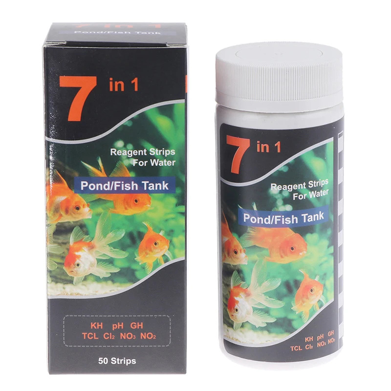 شريط اختبار PH 7 في 1، مجموعة  - مراجعة Aquarium Test Kit وسعره