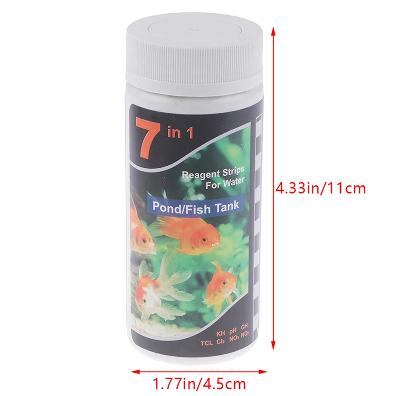 شريط اختبار PH 7 في 1، مجموعة  - مراجعة Aquarium Test Kit وسعره