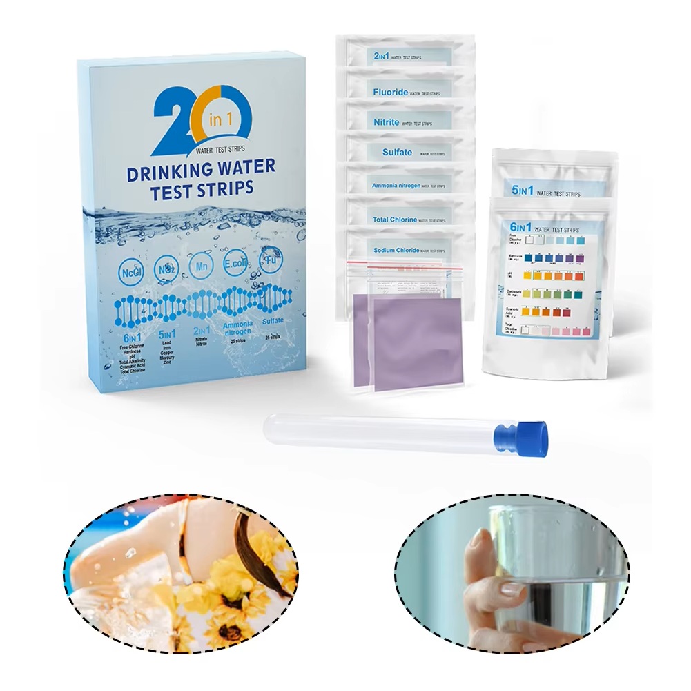 شرائط اختبار المياه YAGO 20 في - مراجعة Aquarium Test Kit وسعره