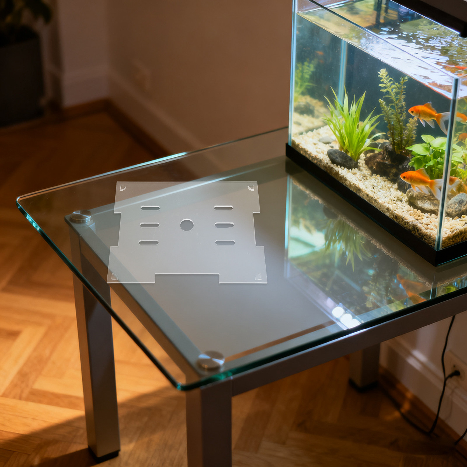 غطاء شفاف من الأكريليك لحوض ال - مراجعة Aquarium Fish Jumping وسعره