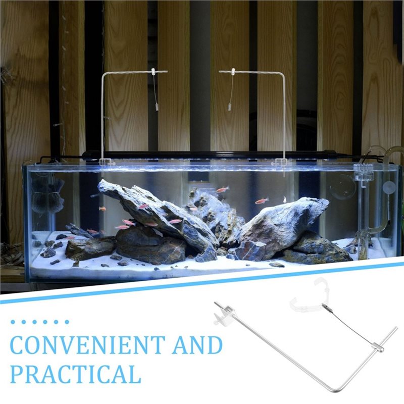 حامل مصباح حوض السمك AB41-2Pcs - مراجعة Aquarium Fish Lamp وسعره