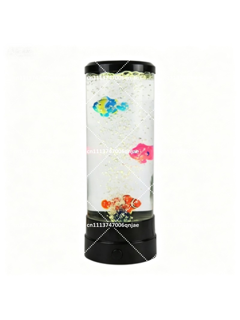 حوض سمك إلكتروني محاكي بإضاءة  - مراجعة Aquarium Fish Lamp وسعره