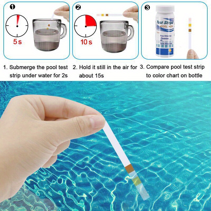 شرائط اختبار الكلور PH سبا حما - مراجعة Aquarium Test Kit وسعره