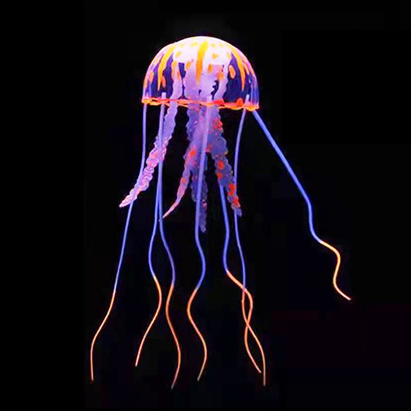 الملونة الاصطناعي متوهجة قنديل - مراجعة Aquarium Fish Discus وسعره
