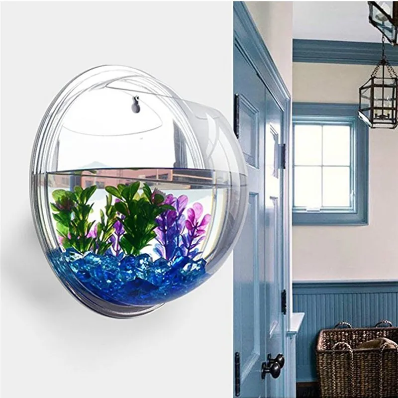 وعاء أكريليك معلق على الحائط ل - مراجعة Aquarium Fish In Bowl وسعره