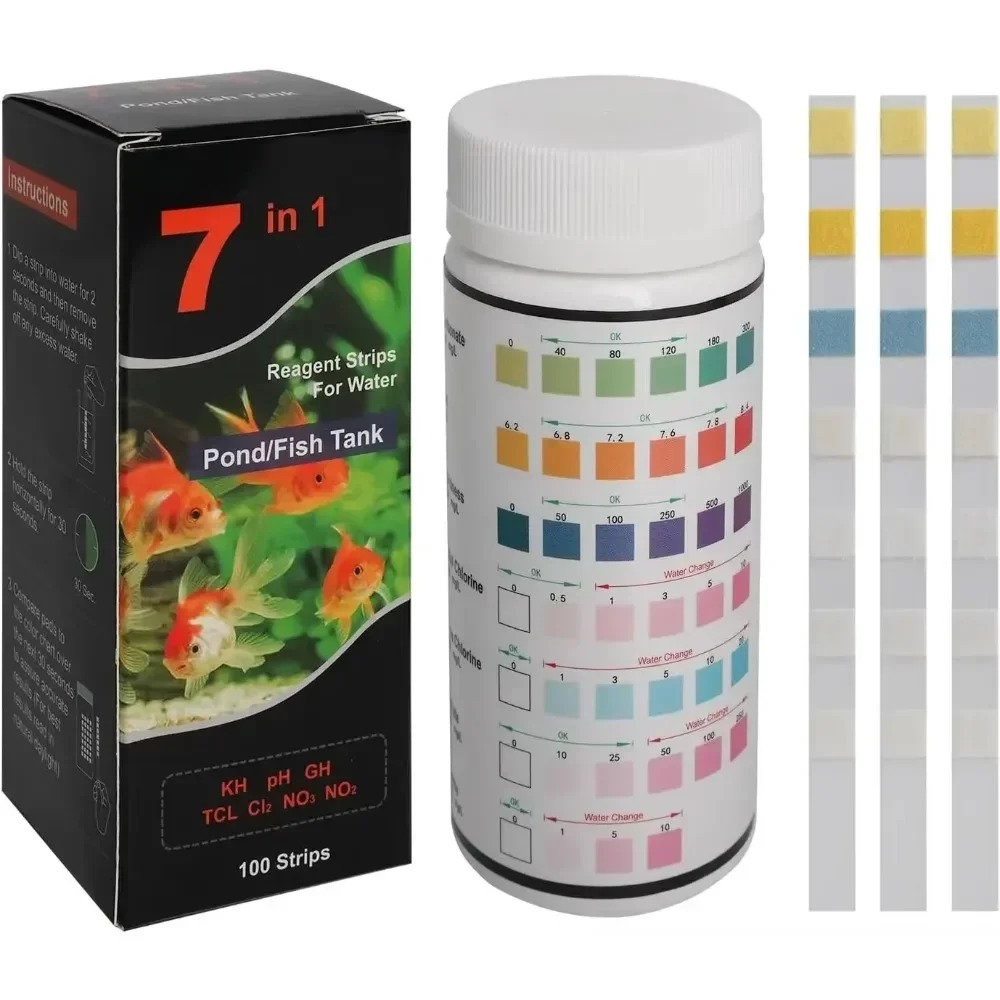 حوض السمك اشرطة الفحص PH جودة  - مراجعة Aquarium Test Kit وسعره