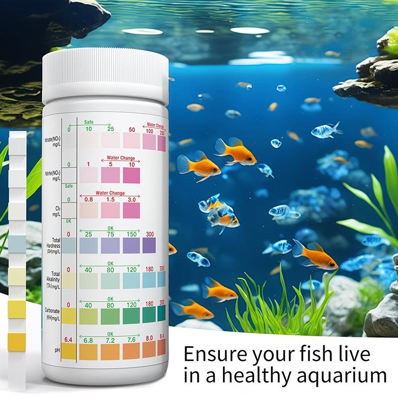 شرائح اختبار جودة مياه الأحواض - مراجعة Aquarium Test Kit وسعره
